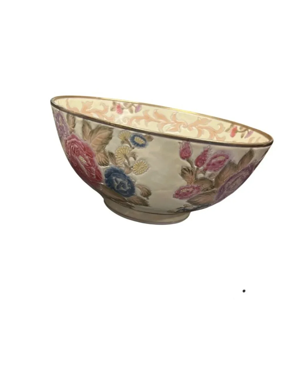 Andrea by Sedak Victoria moss rose vtg ceramic 10